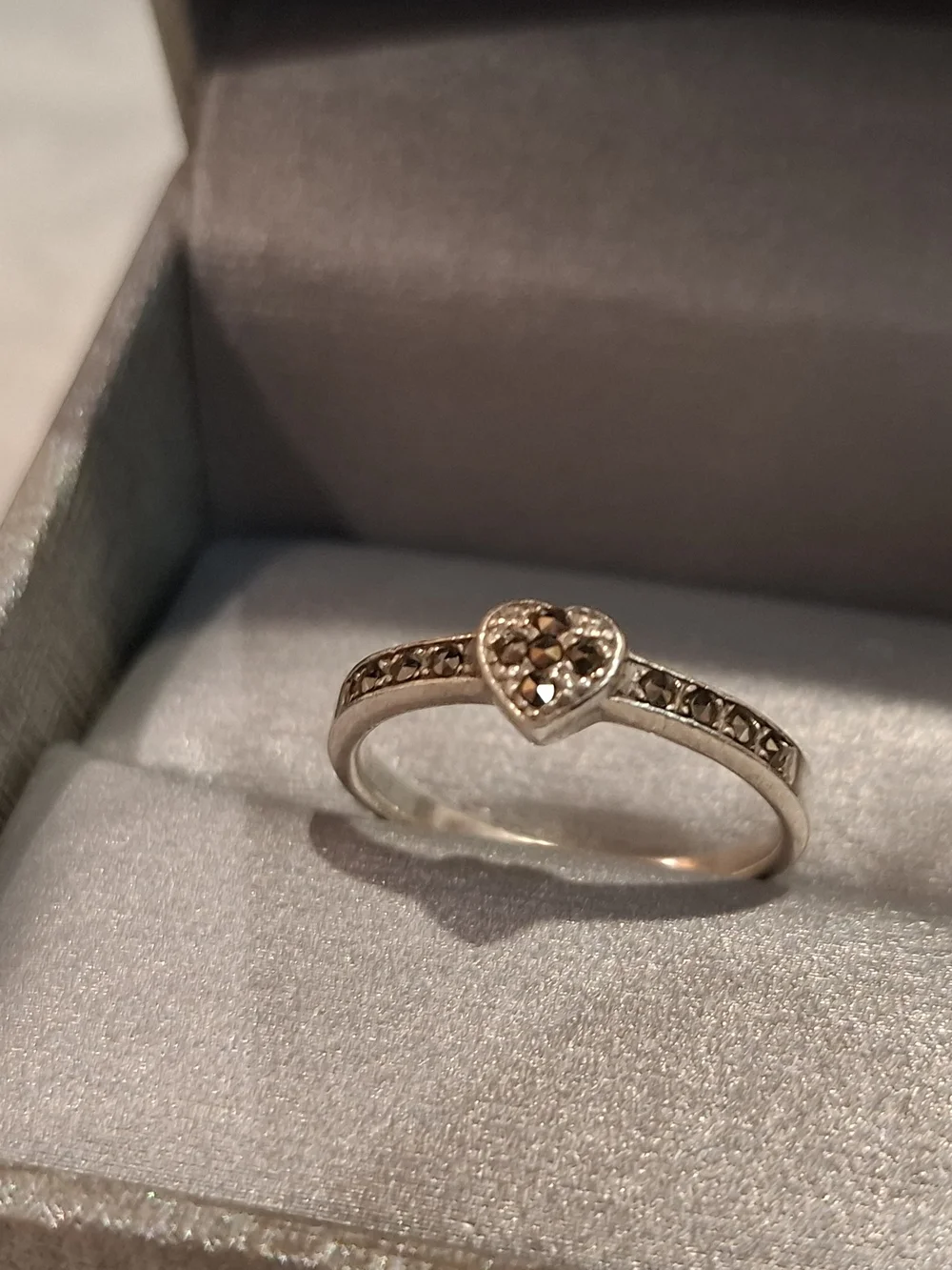 Heart & Cross Rare Ring with  Rare Diamond Stones